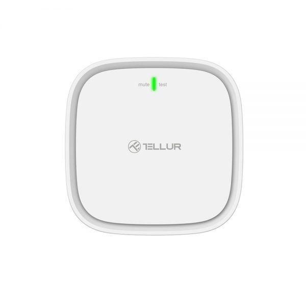 Sensore Di Gas Intelligente Tellur Wifi, DC12V 1A, Bianco-image