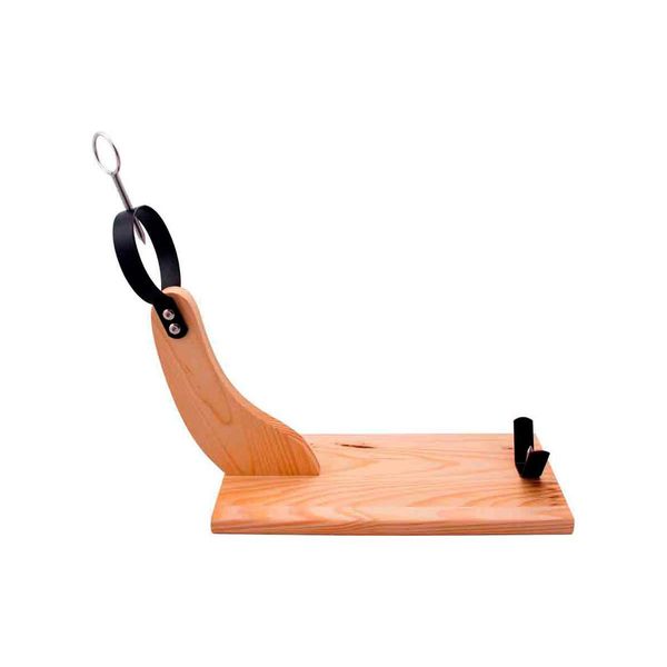Porta Prosciutto In Legno Edm Legno Marrone Alluminio 41 X 44 Cm-image