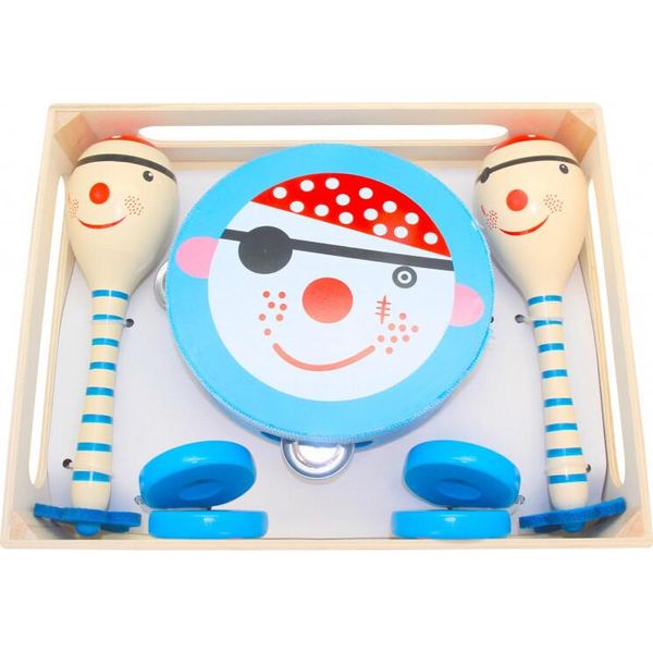 4Iq Set Di Strumenti In Legno Per Bambini 3In1-image