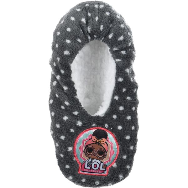 L.O.L. Surprise! Pantofole Invernali Per Ragazze, Foderate In Pile, Colore:Grigio, Taglia:25/26 Eu-image