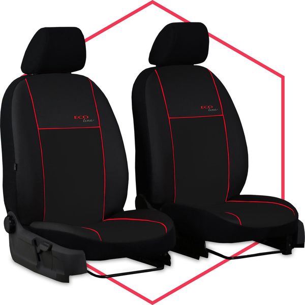 Coprisedili Auto Coprisedili Universali Per Hyundai I10 I Passeggero Auto 1+1 Anteriore Rosso-image