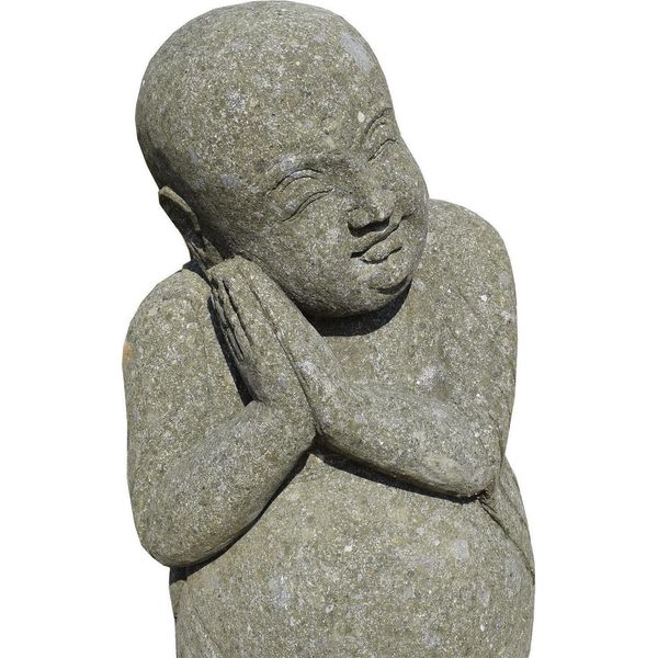 Figura Di Monaco Shaolin Mathura 35 X 35 X 100 Cm-image