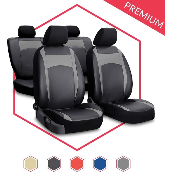 Coprisedili Auto Coprisedili Universali Per Isuzu D-Max I Grigio Auto Set Nuovo-image