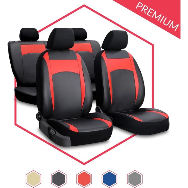Coprisedili Auto Coprisedili Universali Per Isuzu D-Max Ii Rosso Auto Set Nuovo-image