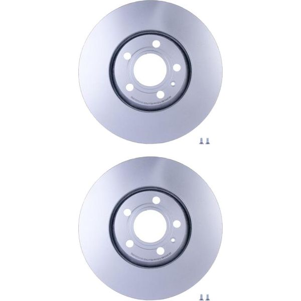 2 Dischi Freno Anteriori Hella Per Audi Seat Skoda Vw A4 B5 Avant-image