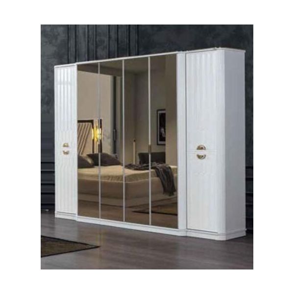 Armadio Specchio Mobili In Legno Armadi In Legno Italia Per Camera Da Letto Lusso-image