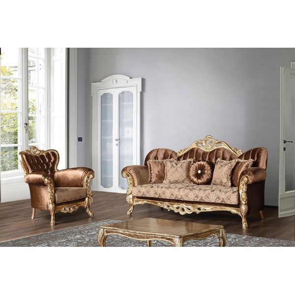 Set Di Divani Classici Da Salotto Divano Divano Arredamento 3+1 Posti-image