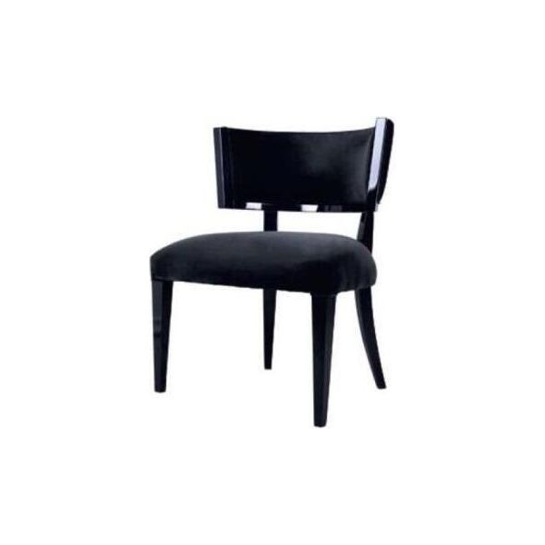 Sedia Da Pranzo Sedia Poltrona Design Sedie Poltrona Seduta Legno Lusso Nero-image
