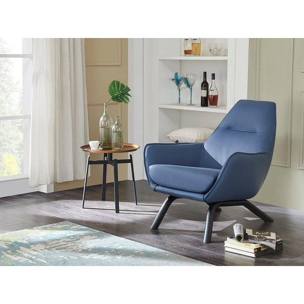 Poltrona Reclinabile Blu 83 X 86 X 90 Cm Jvmoebel-image
