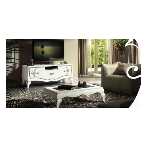 Schranke Tv Weiß 154 X 55 X 63 Cm Jvmoebel-image