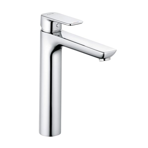 Kludi Pure&Style Mitigeur Monocommandé Pour Lavabo, Hauteur De Bec 215Mm, Sans Garniture D'éCoulement, 3.8 L/Min, Chrome, 402960575WR5, 402960575WR5-image
