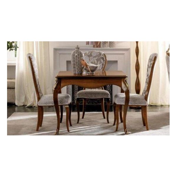 Set Completo Tavolo Da Pranzo 4X Sedie Legno Jvmoebel-image