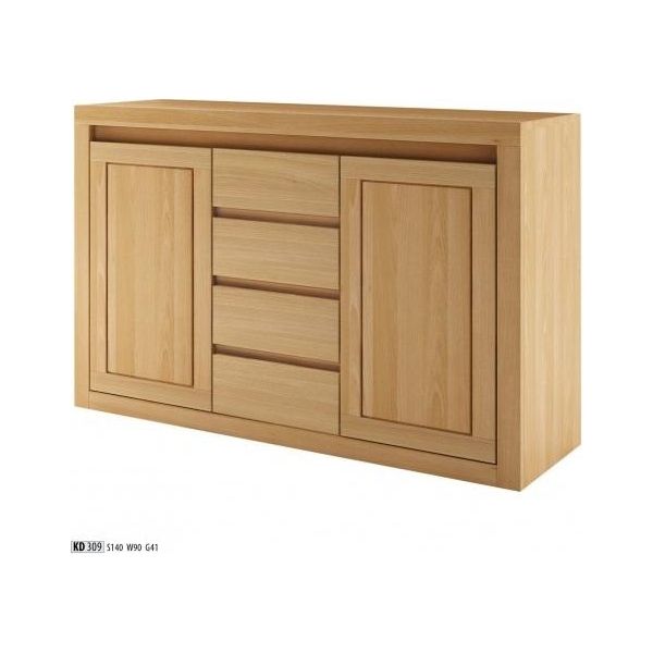 Cassettiera Armadi In Legno Massiccio 140X90Cm Cassettiere Jvmoebel-image