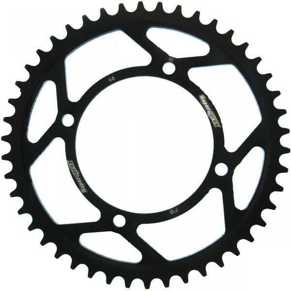 Pignone In Acciaio Supersprox 530 - 46T (Nero) RFE-718:46-BLK|ID 115,0 Lk 134,0 4 Fori-image