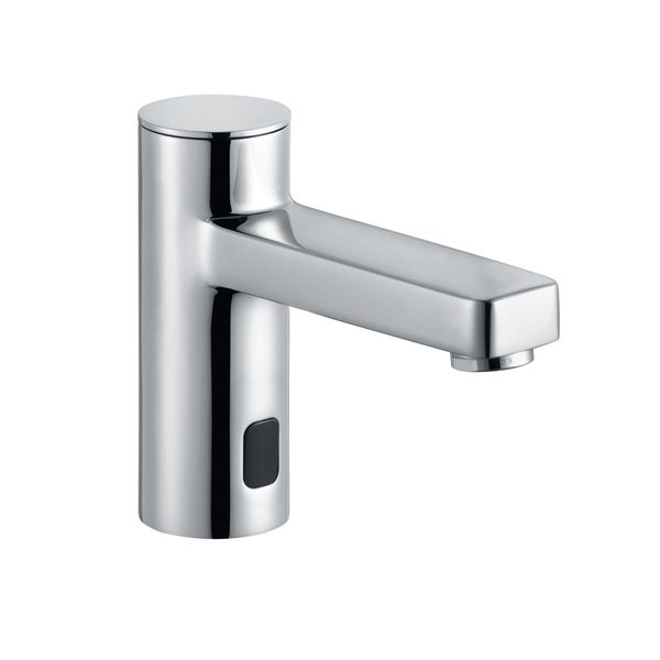 Kludi Zenta Sl E Robinetterie De Lavabo éLectronique, Hauteur D'éCoulement 75Mm, 3.8 L/Min, Alimentation Par Pile, Chrome, 3810005R, 3810005R-image