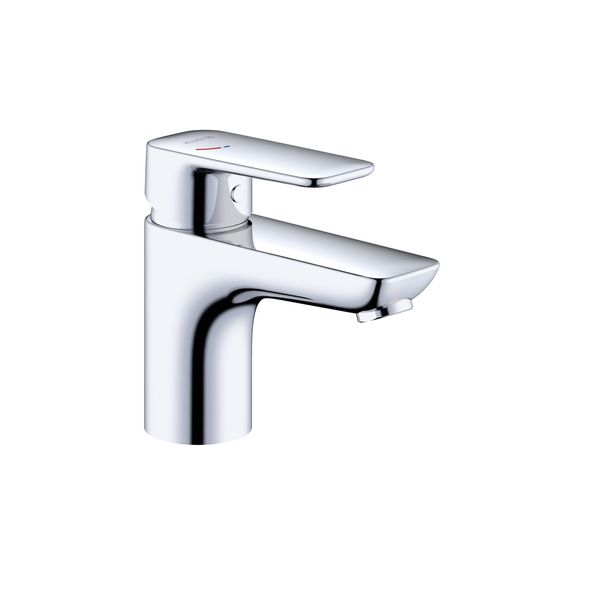 Kludi Pure&Style Mitigeur Monocommandé Pour Lavabo, Hauteur De Bec 75Mm, Sans Garniture D'éCoulement, Ecoplus, 403890575WR4, 403890575WR4-image