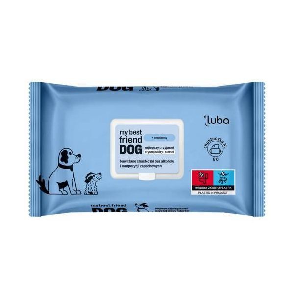 Salviette Umidificate Per Il Pelo Del Cane - Luba My Best Friend, 60 Pz.-image