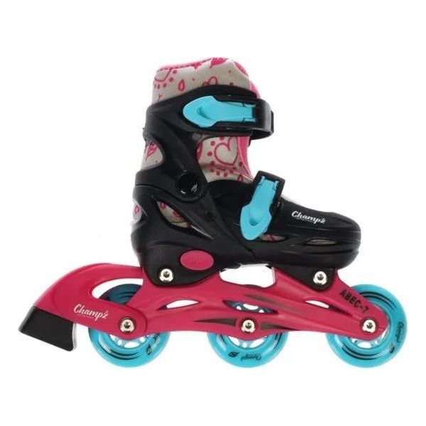 Pattini In Linea Champz Per Bambini - Pattini In Linea Per Principianti - Rosa - Misura 26-29 Eu-image