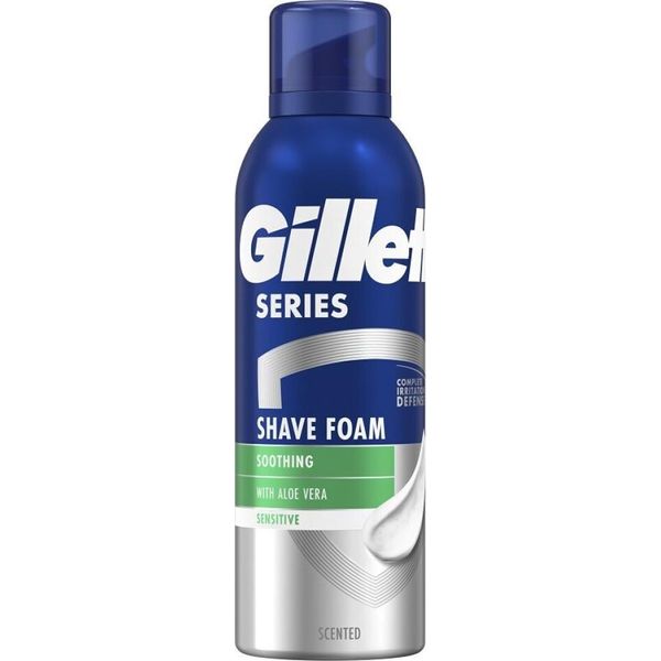 Gillette - Series Sensitive Aloe Vera Soothing Shave Foam 200Ml-image