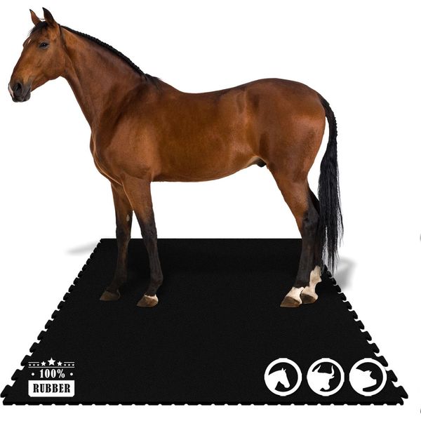 Tappetino Stabile Pontiac Rubber Puzzle 122X182 Cm Incastro Su Due Lati-image