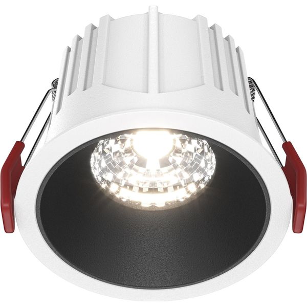 Maytoni Alfa Led Downlight, Luce Da Incasso 15W Dimmerabile Nero/Bianco 90Ra Ø8,5Mm Bianco Neutro-image