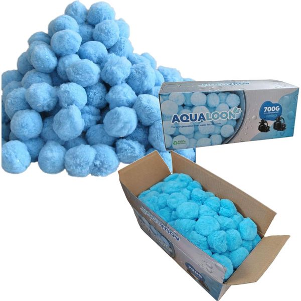 Aqualoon Sfere Filtranti Blu Per Pompa A Sabbia Per Piscina Confezione Da 700 G Che Sostituisce 25 Kg Di Sabbia-image