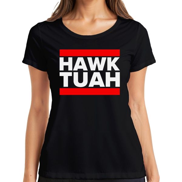 Maglietta Hawk Tuah Funny Meme Donna, Nero, M-image