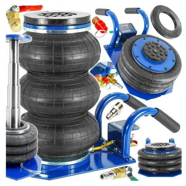 Baug Pneumatico Auto Jack 3.5T Doppia Maniglia Air Jack 3 Anelli Pneumatico Pressione Aria Camion Auto Altezza Massima Di Sollevamento è Di 40 Cm Pneumatico Auto Jack-image