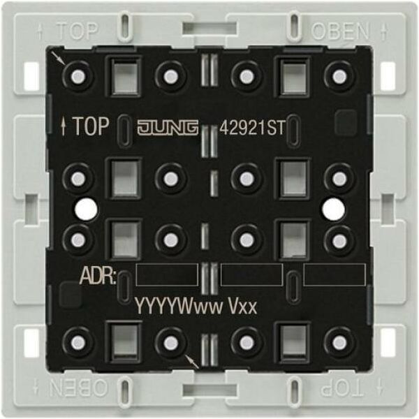 Modulo Pulsante Knx 2 Volte Universale - Sensore A Sfioramento Knx Per Sistema Bus 4 Volte 4292...-image