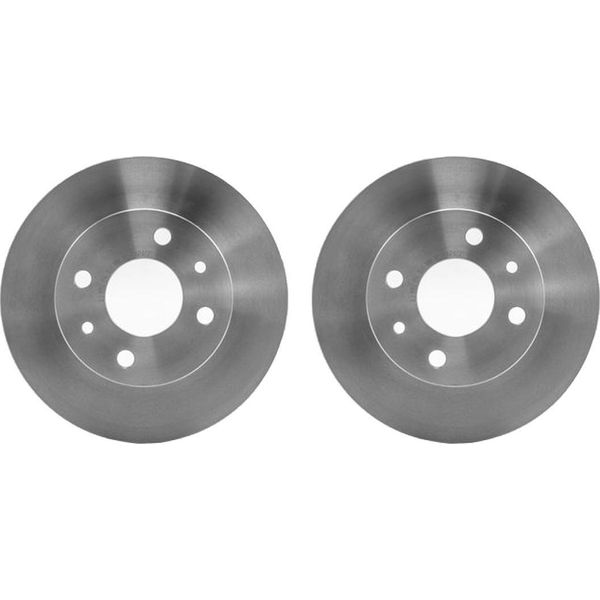 2 Dischi Freno Anteriori Hella Per Autobianchi Fiat Innocenti Lancia Seat-image
