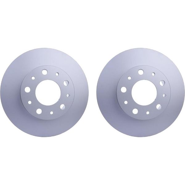 2 Dischi Freno Anteriori Hella Pagid Per Citroen Fiat Opel Peugeot Vauxhall-image