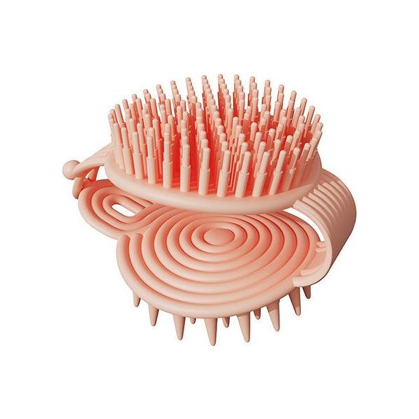 Inf Spazzola Per Shampoo Double Face, Pettine Massaggiante Per Cuoio Capelluto, Pettine Per Lavaggio Capelli Rosa-image