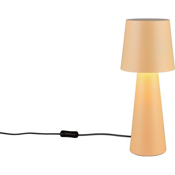 Lampade Trio Lampada Da Tavolo Nubian Dh 16X40 Cm Beige Lampada Da Tavolo Lampada A Morsetto-image