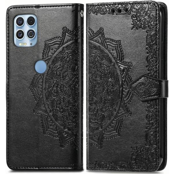 Motorola Moto G100 Cover - Pelle Finta - Flip Cover Imoshion - Nero-image
