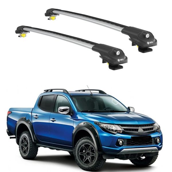 Turtle Portapacchi AIR-1 Mitsubishi L200 Mk5 2015 - 2024 , Argento-image