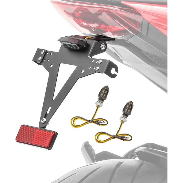 Portatarga Per Ducati Monster 937 21-25 + Indicatori Led KP8-image