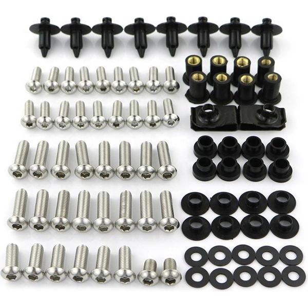 Set Di Viti Per Carenatura In Acciaio Inox Per Honda Cbr 1000 Rr Fireblade 04-image