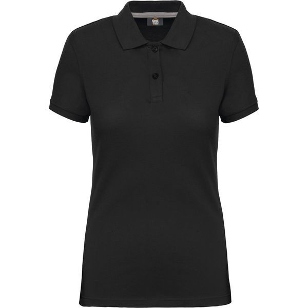Polo Da Donna Designed To Work T-Shirt Polo Lady-Fit, Taglia:L, Colore:Nero-image