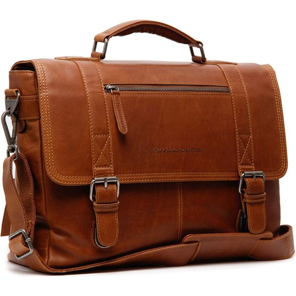 The Chesterfield Brand Borsa Da Ufficio Laptop Bag Con Scomparto Per Laptop Imperia Laptopbag Cognac Marrone Chiaro-image