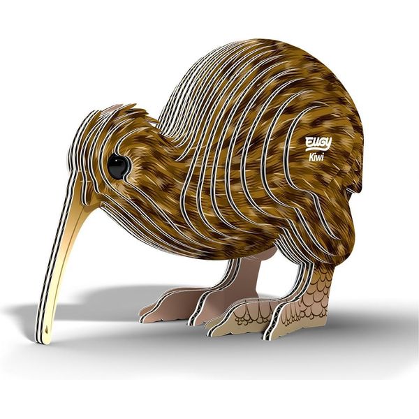 Eugy - Kit Artigianale 3D Kiwi Marrone-image