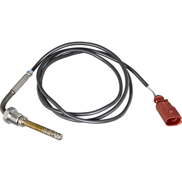 Sensore Temperatura Gas Di Scarico 2 Poli 1,167 Mm Cavo Hella Per Porsche Cayenne E Altri-image