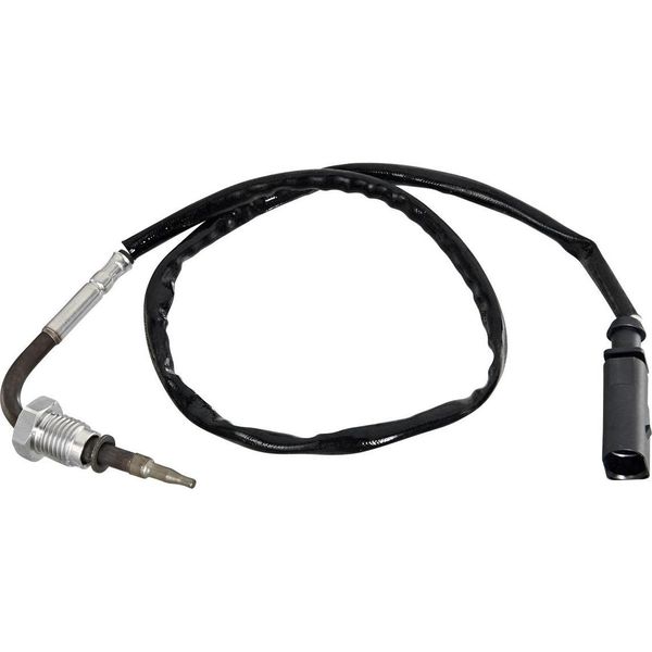 Sensore Temperatura Gas Di Scarico Avvitato 2 Poli 497 Mm Cavo Hella Per Audi A4 E Altri-image