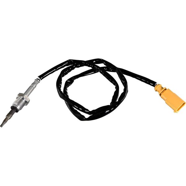 Sensore Temperatura Gas Di Scarico Avvitato A 2 Poli Con Cavo Da 750 Mm Hella Per Audi A4 E Altri Modelli-image