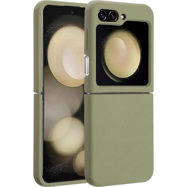 Samsung Galaxy Z Flip 5 Cover - Silicone - Custodia/Copertura Morbida Accezz - Verde-image