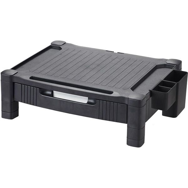 Q-CONNECT KF20181 Supporto Per Schermo 22", 1 Ripiano, Plastica, Nero"-image