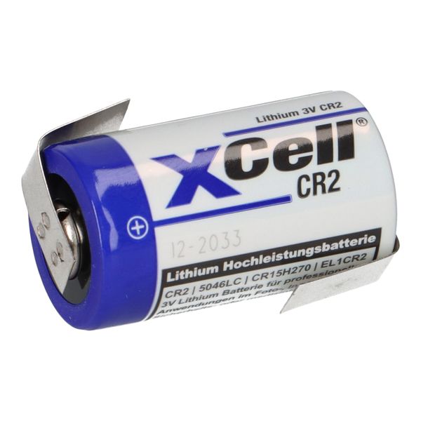 Batteria Fotografica Xcell CR2 Al Litio 3V / 850Mah Etichetta A Saldare A Z-image
