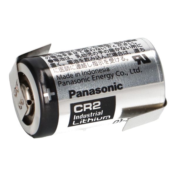 Batteria Fotografica Panasonic CR2 Al Litio 3V 850Mah Tag A Saldare A Z-image