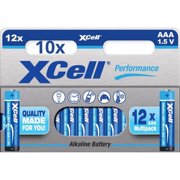 120 Batterie Xcell Performance 1,5V LR03 Aaa Almn (10X 12Er Blister)-image