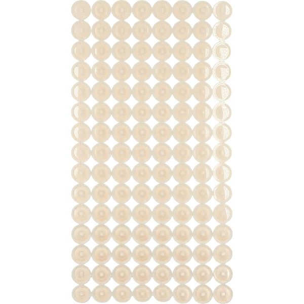 Berilo | Tappetino Da Bagno - Tappeto Da Bagno - 68 X 36 Cm - Beige - Antiscivolo - Tappetino Per Doccia-image