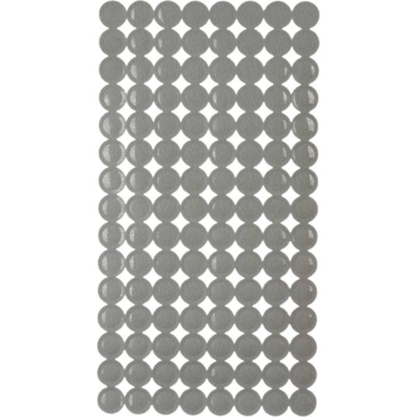 Berilo | Tappetino Da Bagno - Tappeto Da Bagno - 68 X 36 Cm - Grigio - Antiscivolo - Tappetino Per Doccia-image